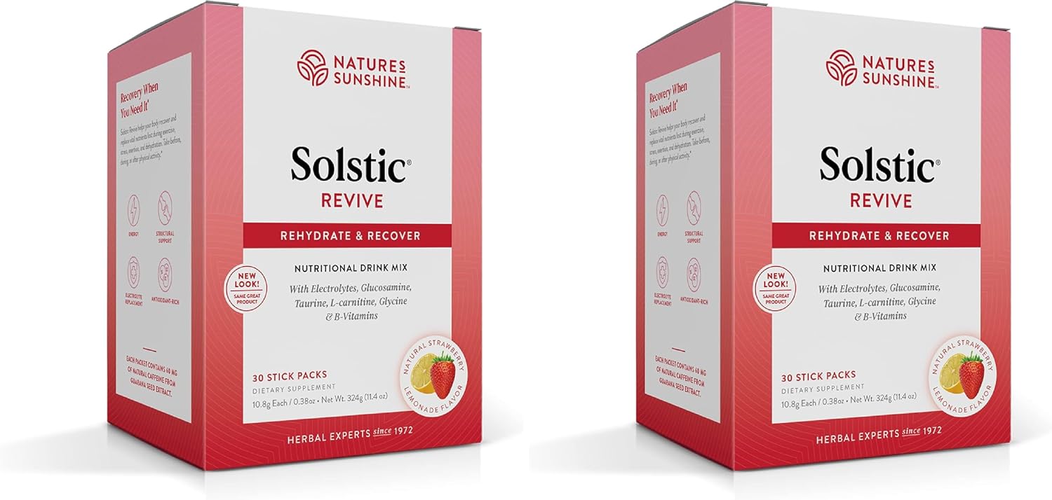 Nature's Sunshine Solstic Revive – Post Workout Recovery Drink (30 Packets) - görsel 8
