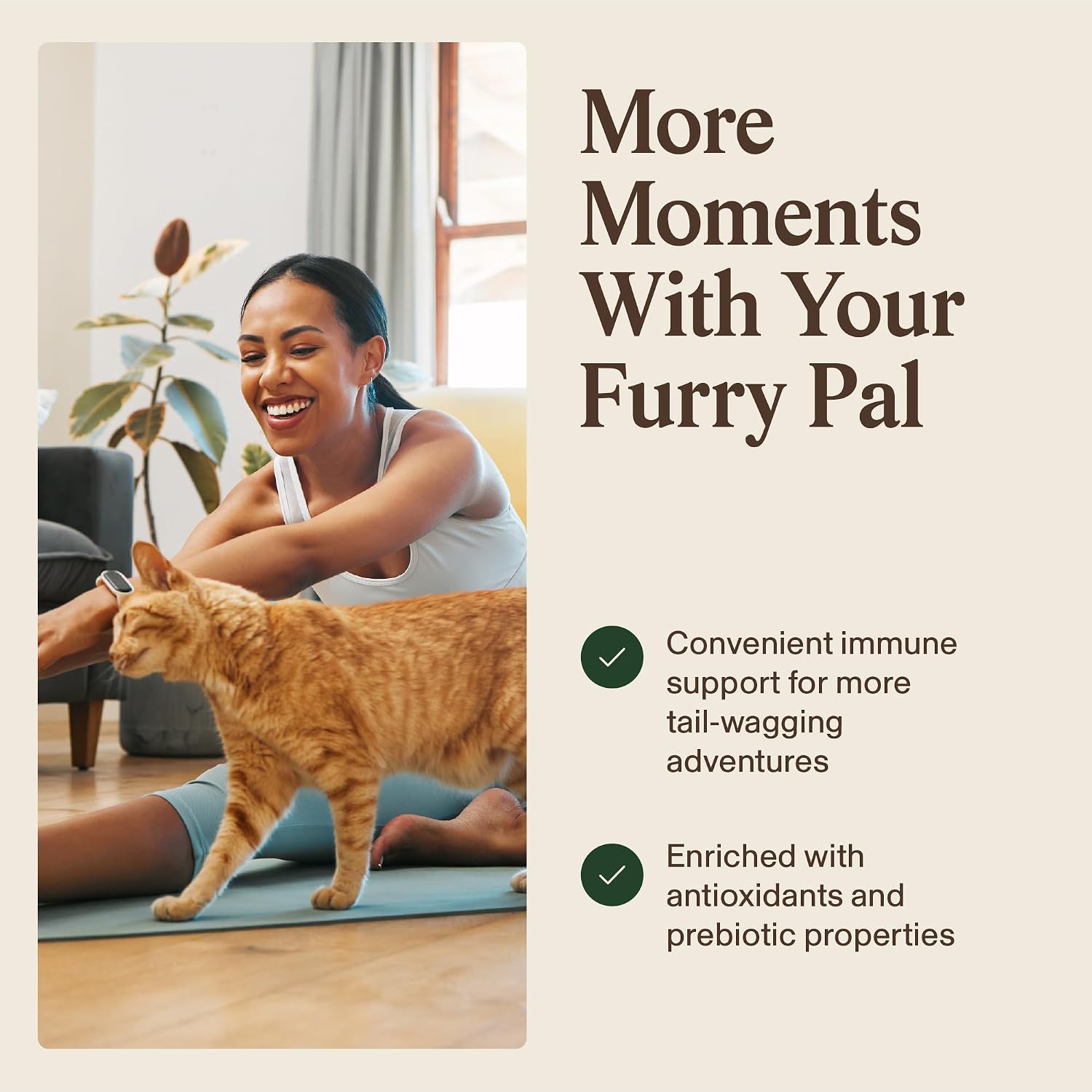 Real Mushrooms Turkey Tail Capsules for Pets – Organic Mushroom Supplement for Dogs and Cats, 90 ct - görsel 5