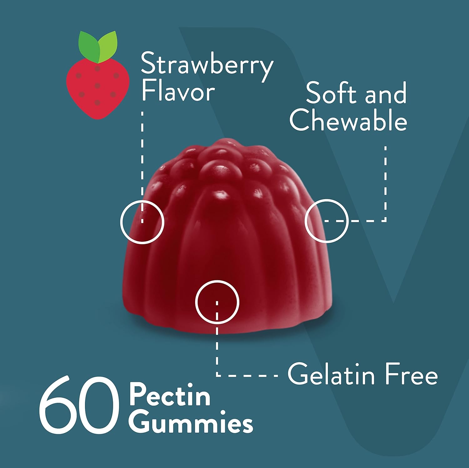 Viteey Vitamin D3 K2 Gummies - 1000 IU D3 + 100 μg K2, 60 Gummies - görsel 3
