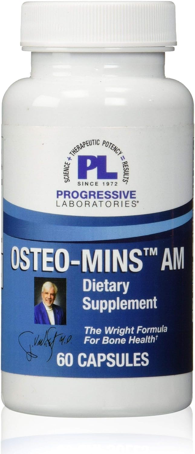 Progressive Labs Osteo-Mins AM Supplement, 60 Tablets - görsel 1