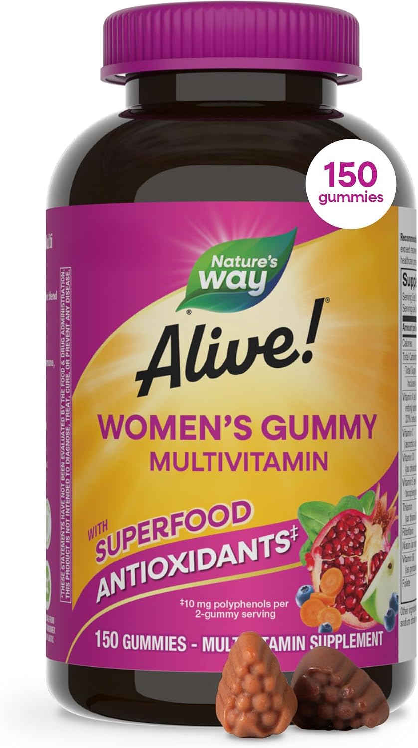 Nature's Way Alive! Women's Multivitamin Gummy, 150 Gummies - görsel 1