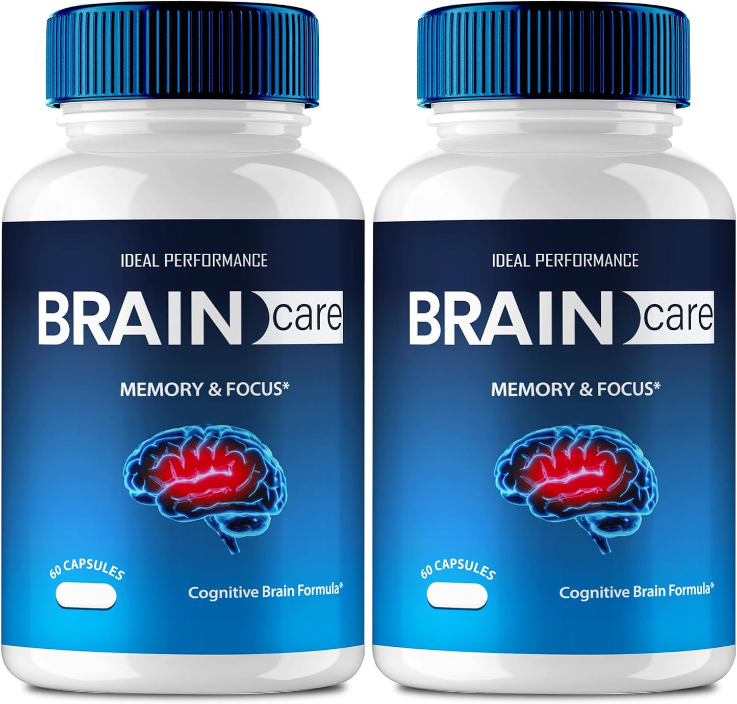 Brain Care Supplements for Memory and Focus – Maximum Strength Nootropic Advanced Formula (2 Pack) - görsel 1