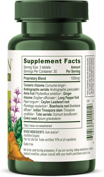 Banyan Botanicals Organic Pollen Protect – Respiratory Support Supplement, 90 Tablets