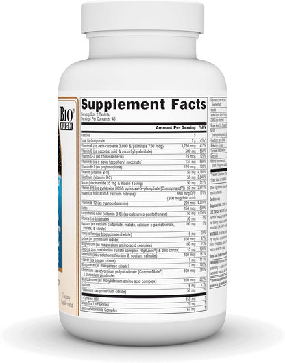 Source Naturals Life Force Multiple Daily Multivitamin – High Strength Essential Vitamins, Minerals, Antioxidants & Nutrients – Energy & Immune Support – 90 Tablets
