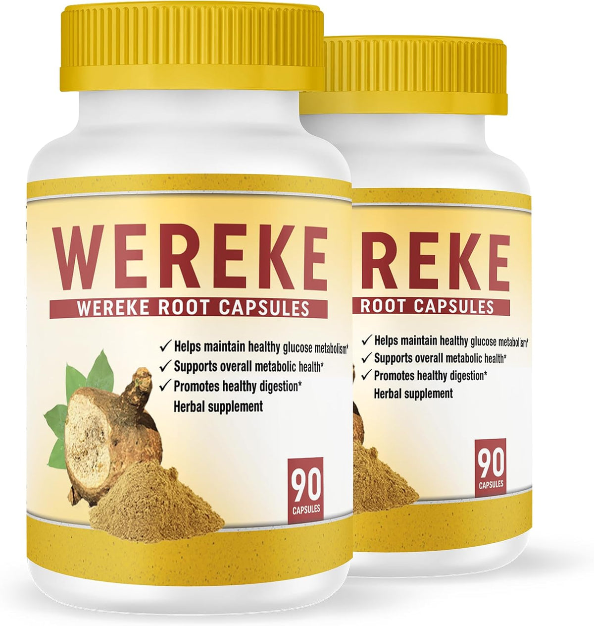 Wereke – Wereke Root Capsules (Guereque) – Set of 2 Bottles - görsel 1