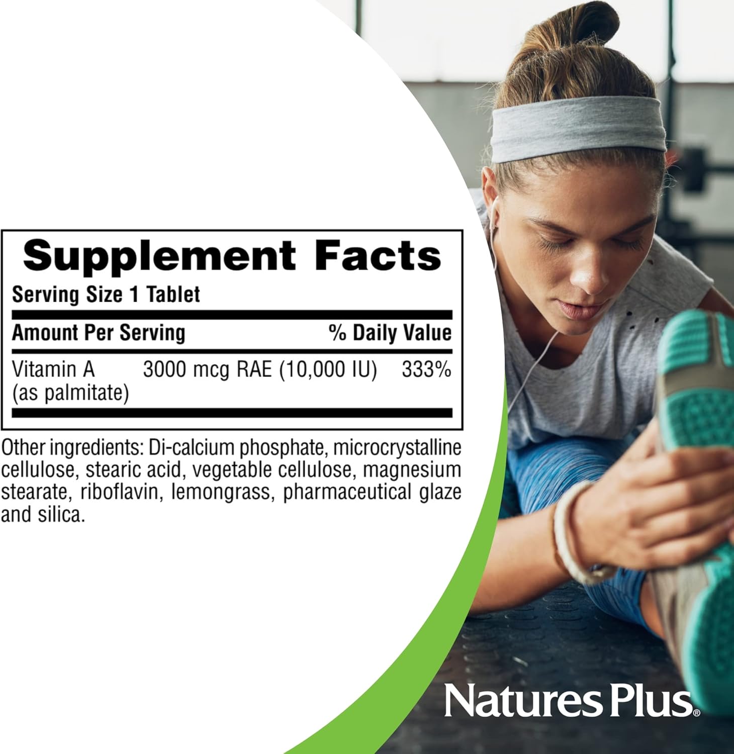 NaturesPlus Vitamin A 10,000 IU – Water-Dispersible Tablets for Vision, Skin and Immune Health - görsel 5