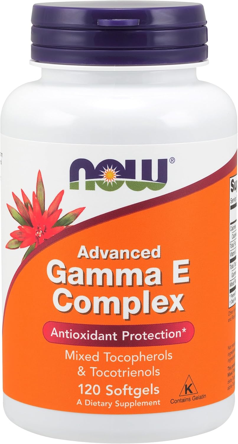 NOW Foods, Gamma E Complex, Advanced, 120 Softgels - görsel 1