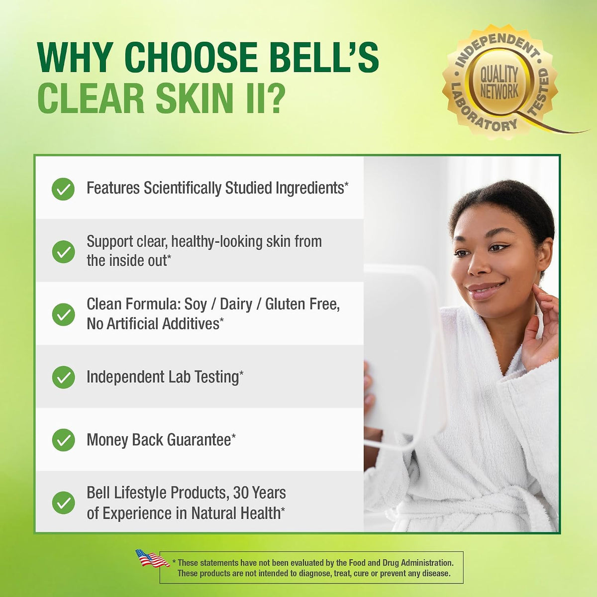 Bell Clear Skin II - Omega-3 & Herbal Supplement for Healthy Skin - görsel 5