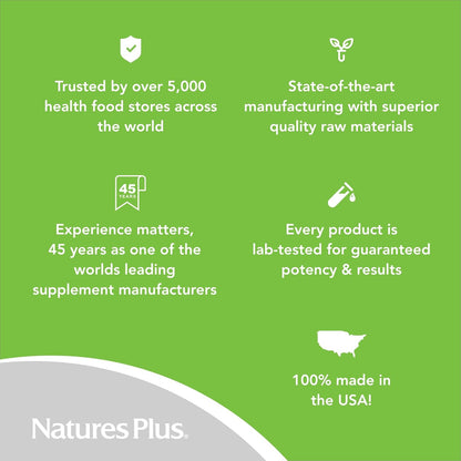 Nature's Plus PABA – 1000 mg Sustained Release Tablets, 60 Count