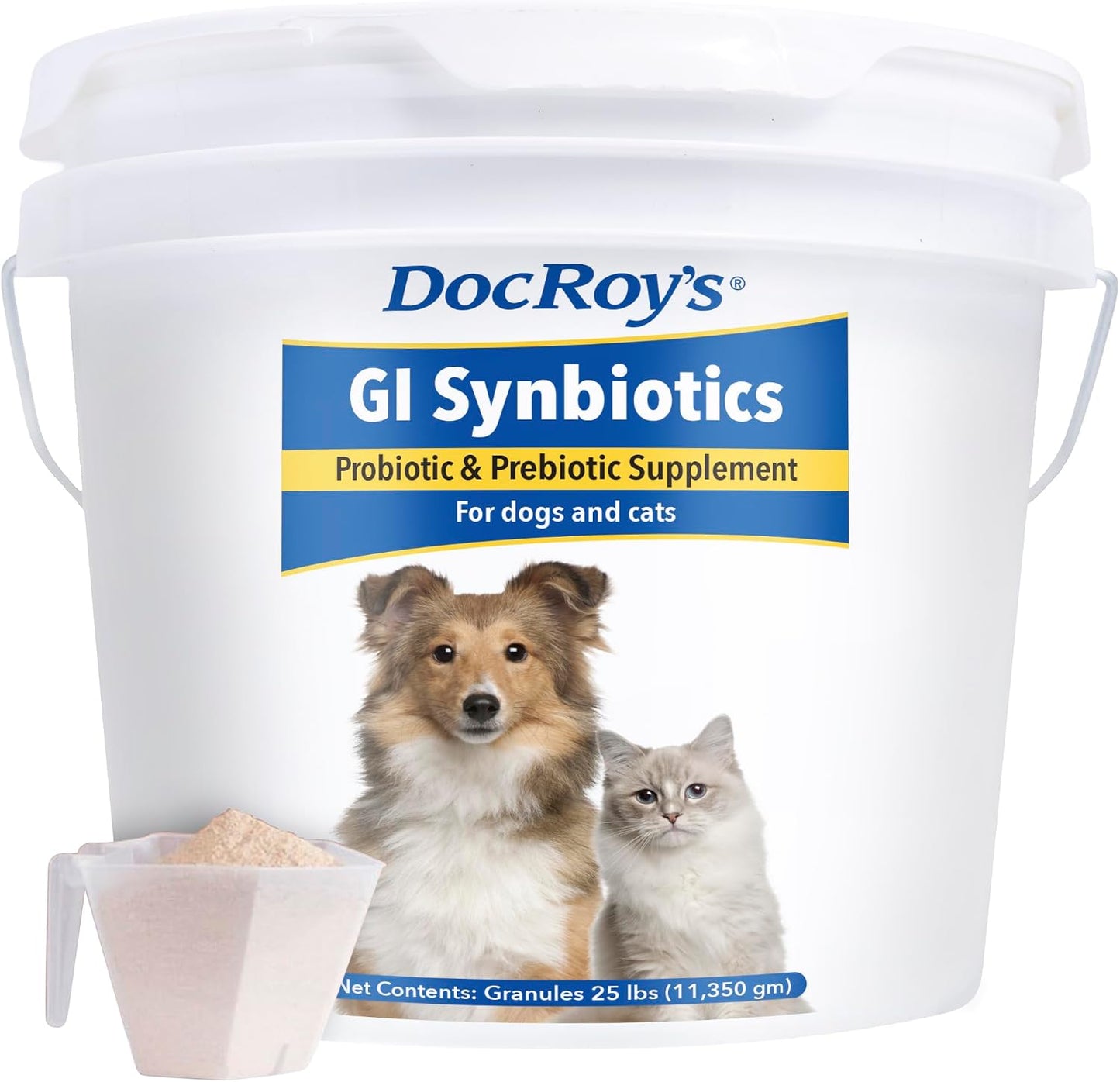 Doc Roy's GI Synbiotics Probiotic & Prebiotic Granules for Dogs and Cats, Chicken Flavour, 454g - görsel 8