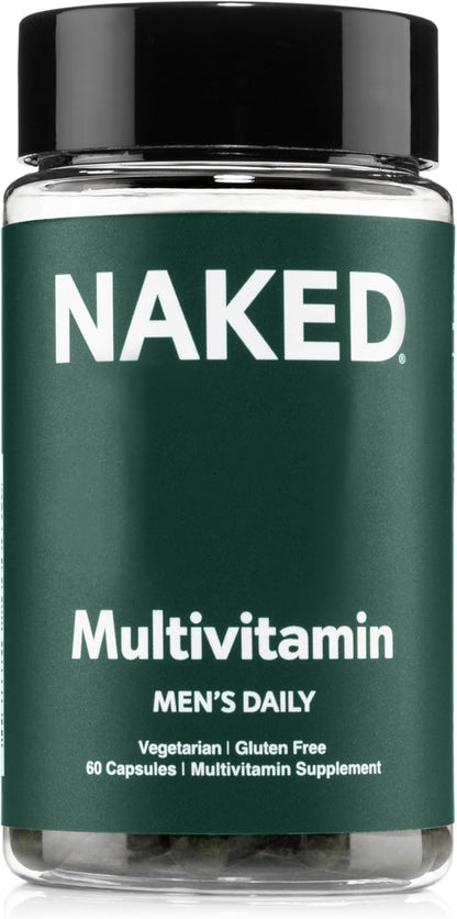NAKED Nutrition Women's Multi - Daily Multivitamin with Iron & Super Greens, 60 Capsules