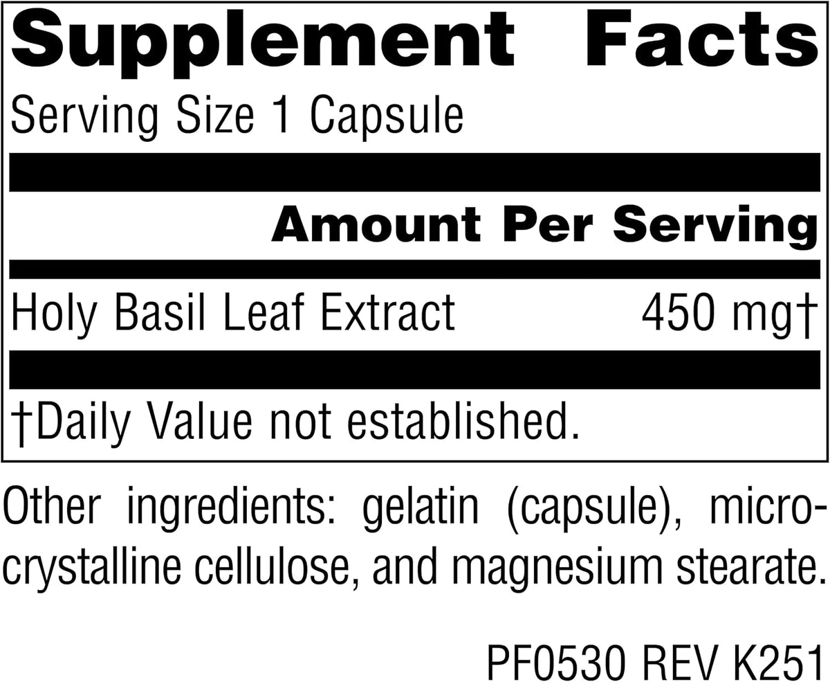Planetary Herbals Holy Basil Capsules (60 Count) - görsel 2