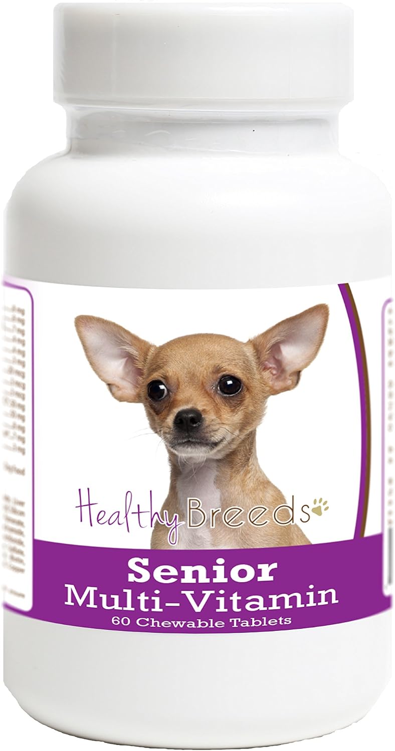 Healthy Breeds Chihuahua Senior Dog Multivitamin Tablets, 60 Tablets - görsel 1