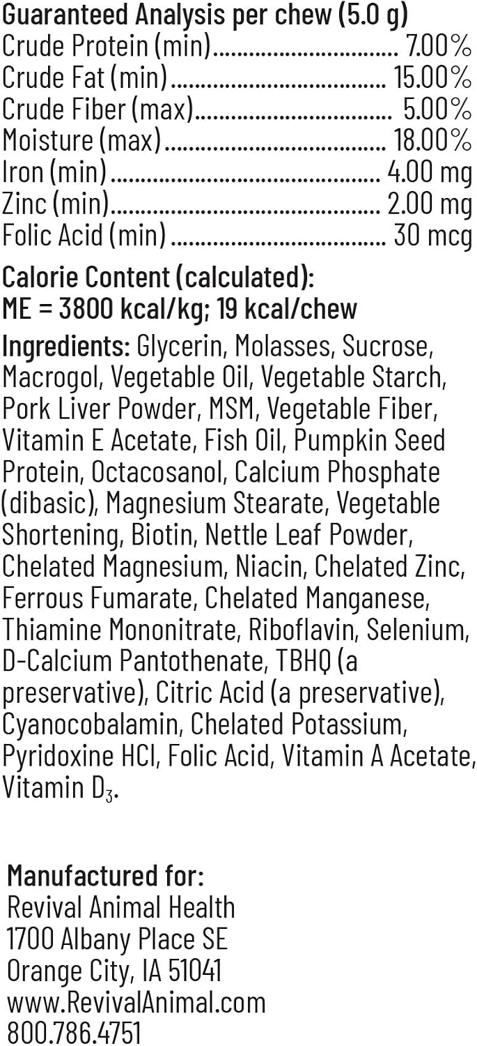 Breeder's Edge Oxy Mate Prenatal Soft Chews for Dogs and Cats - görsel 8