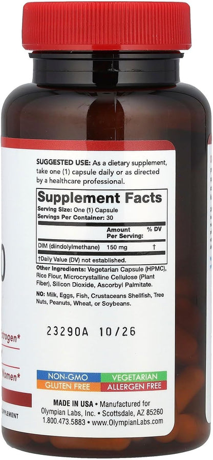 Olympian Labs DIM Extra Strength - 30 Vegetarian Capsules