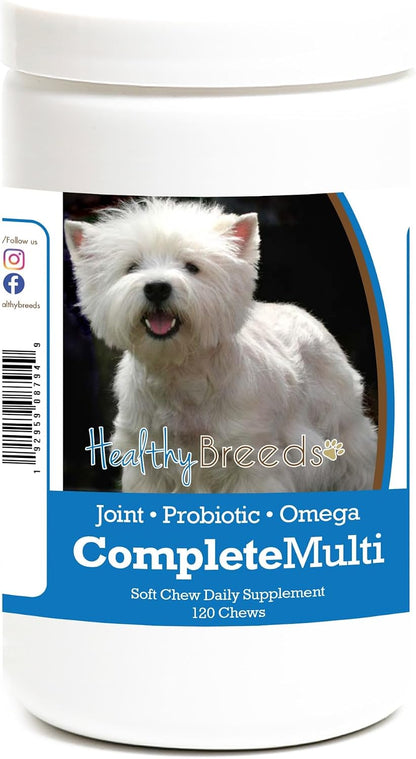 Healthy Breeds West Highland White Terrier All in One Multivitamin Soft Chews 120 Chews