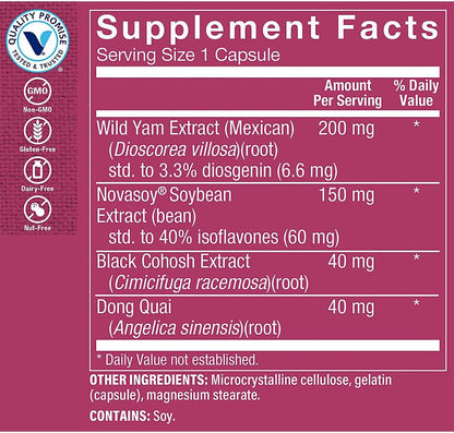 The Vitamin Shoppe Phytoestrogen Complex - One Day (60 Capsules)