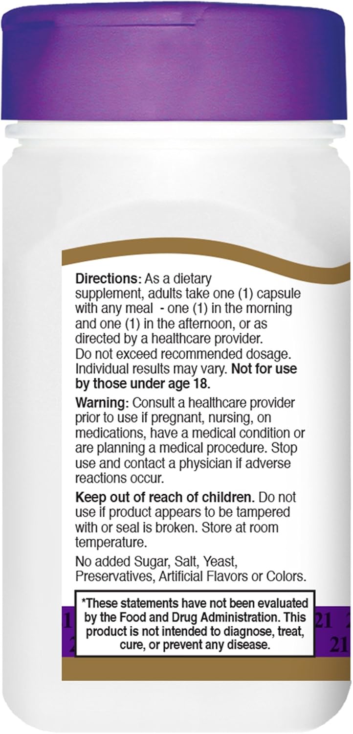21st Century DHEA 25 mg Capsules, 180 Capsules (Pack of 2) - görsel 3