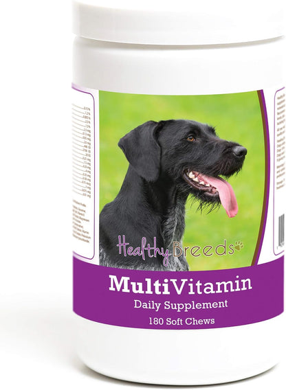 Healthy Breeds German Wirehaired Pointer Multivitamin Soft Chews for Dogs 180 Count