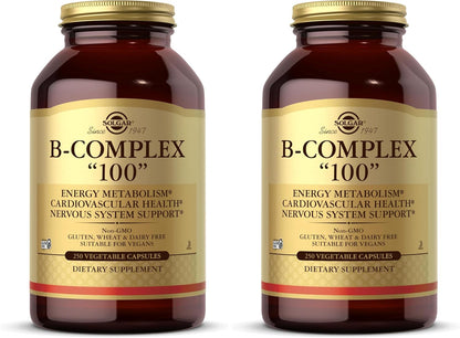 Solgar B-Complex 100 - 250 Vegetable Capsules