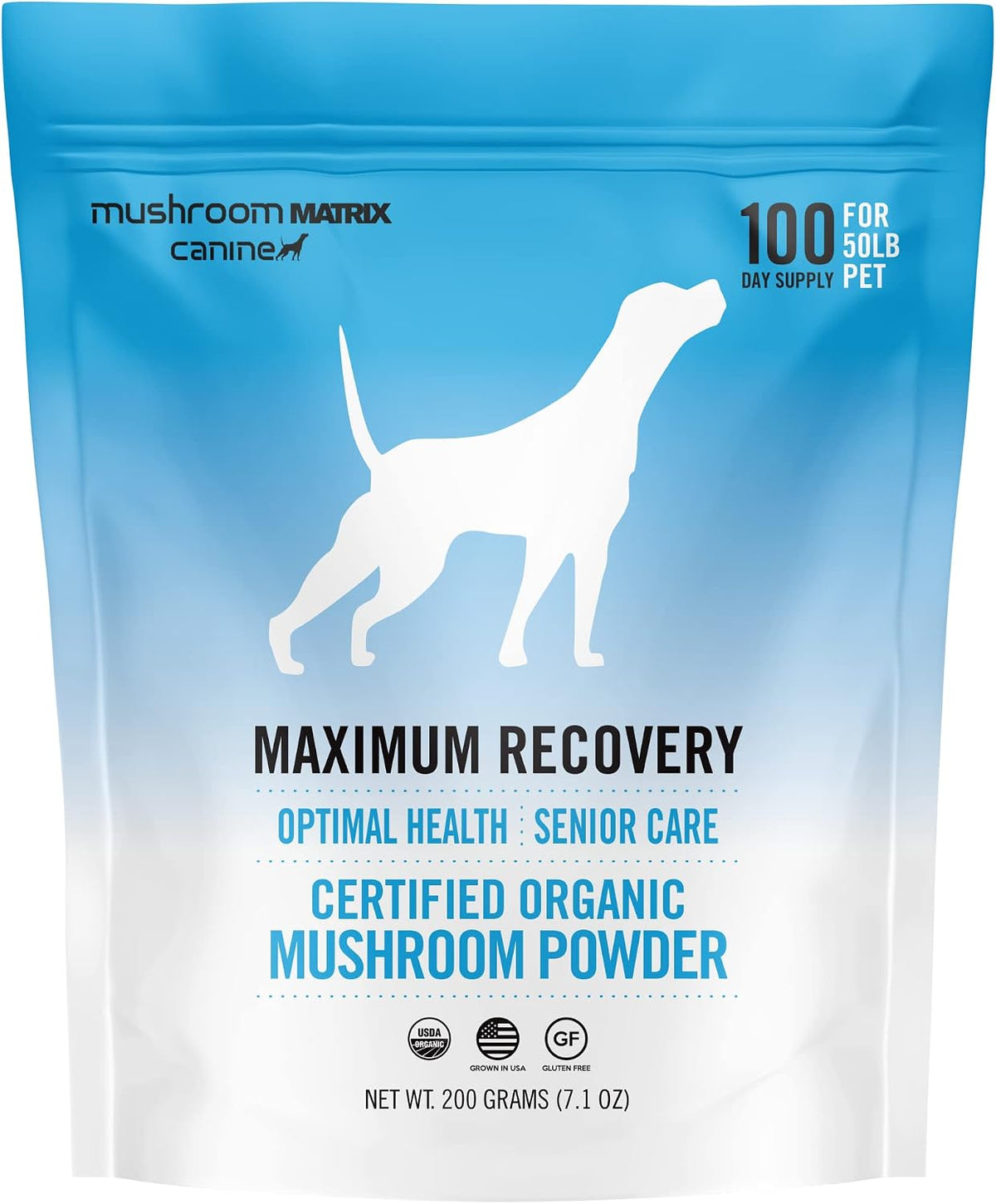 Mushroom Matrix Pet – Canine Maximum Recovery Organic Mushroom Powder, 100g - görsel 6
