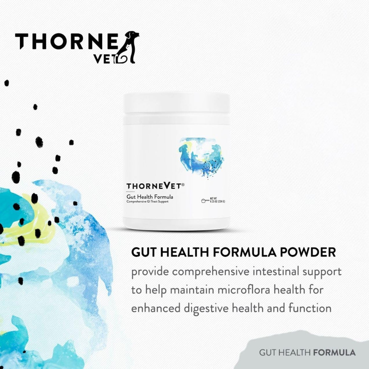 ThorneVET Gut Health Formula – – N-Acetylglucosamine (NAG): NAG is a building block for glycosaminoglycans, which – Image 3