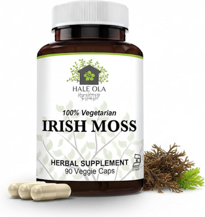 Hale Ola Irish Sea Moss Capsules – 450mg Vegan Supplement