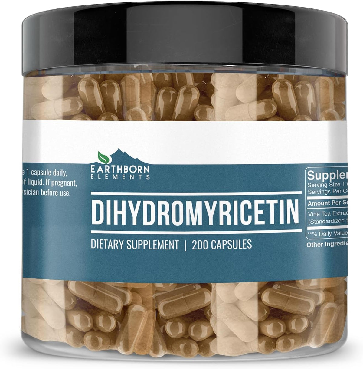 Earthborn Elements DHM (Dihydromyricetin) 200 Capsules - görsel 2