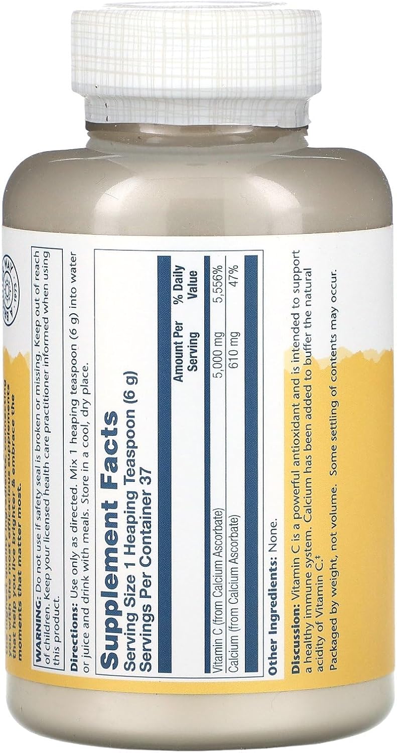 Solaray Vitamin C Powder 227g - görsel 2