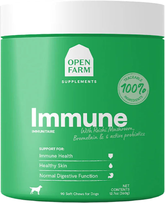 Open Farm Immune Chews for Dogs, 90 Chews