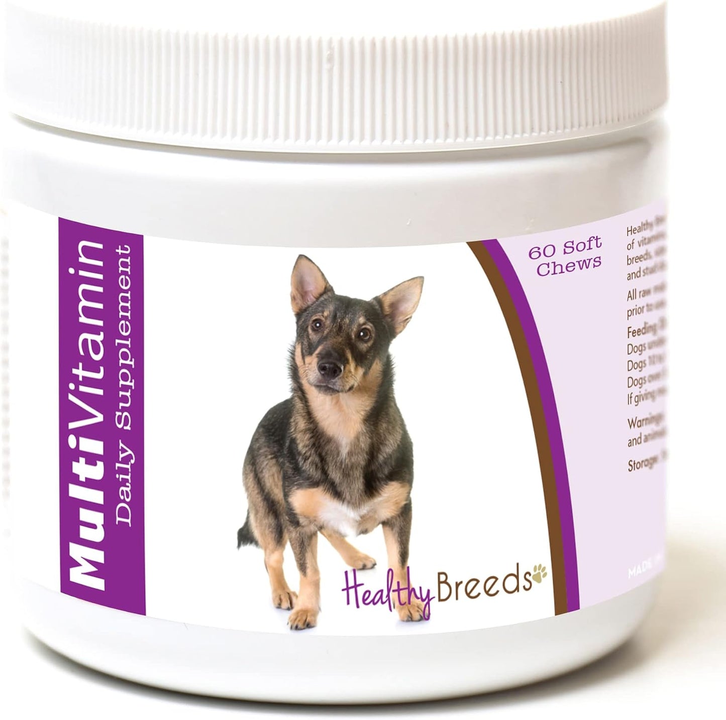 Healthy Breeds Swedish Vallhund Multivitamin Soft Chews 60 Count - görsel 1