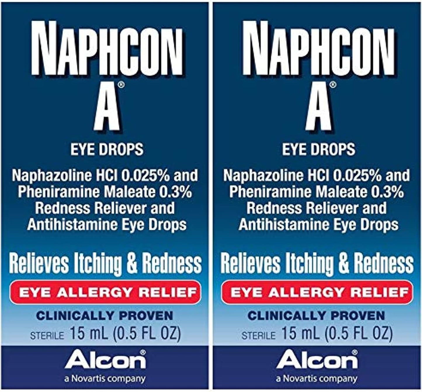 Naphcon-A Eye Drops, 15 ml (2 Pack) - görsel 1