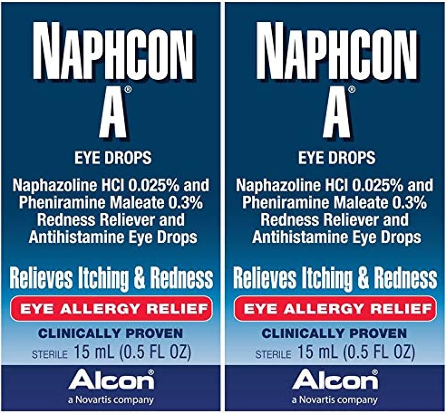 Naphcon-A Eye Drops, 15 ml (2 Pack) - görsel 1
