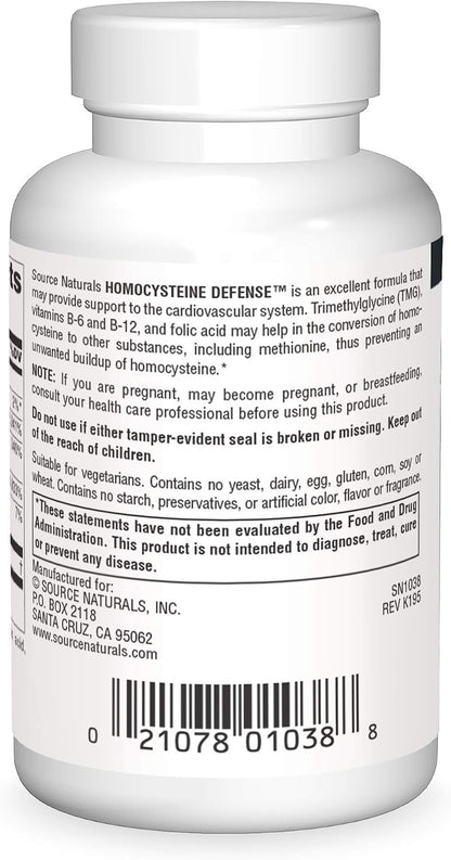 Source Naturals Homocysteine Defence - 60 Tablets