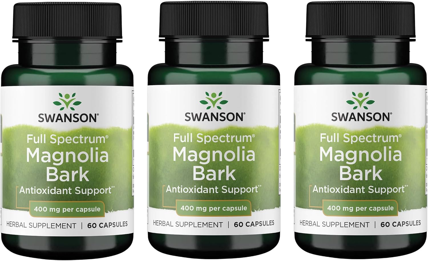 Swanson Magnolia Bark - Herbal Supplement - 400 mg, 60 Capsules (2 Pack) - görsel 8