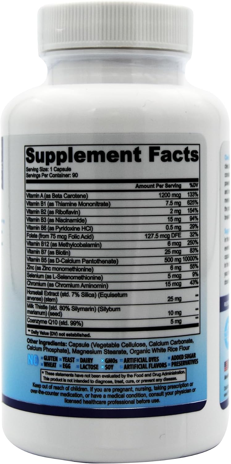 ClearZine Acne Pills – Hormonal & Cystic Acne Supplement for Teens & Adults (90 Capsules) - görsel 5