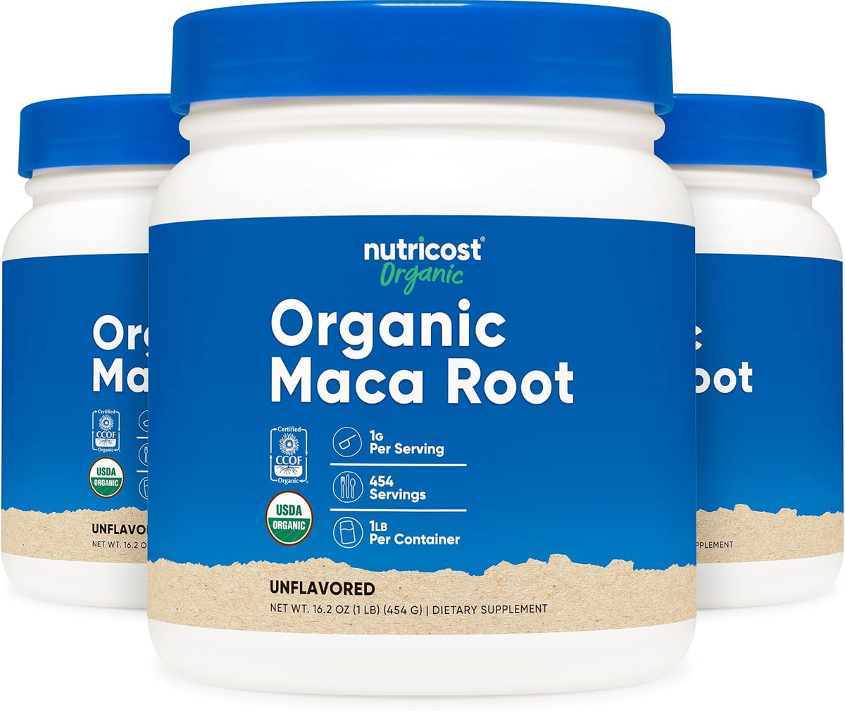 Nutricost Organic Maca Root Powder, 454g - görsel 6