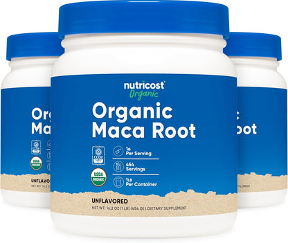 Nutricost Organic Maca Root Powder, 454g