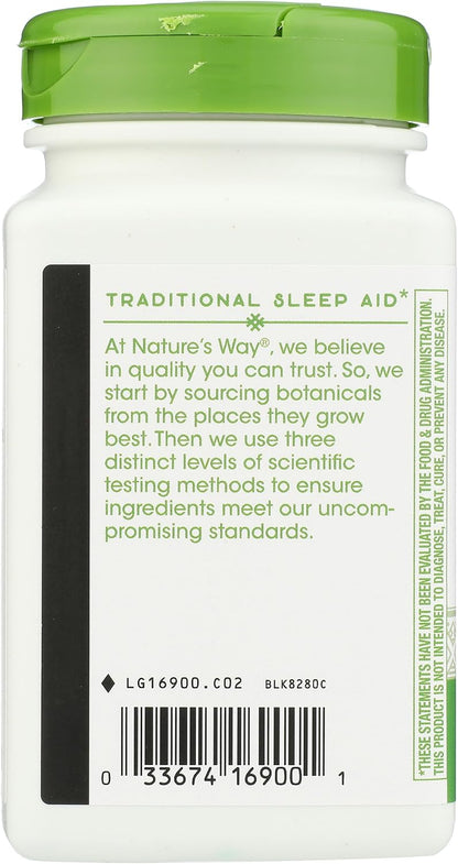 Nature's Way Skullcap Herb, 850mg per Serving, Traditional Herbal Sleep Support, 100 Vegan Capsules (Gluten Free)