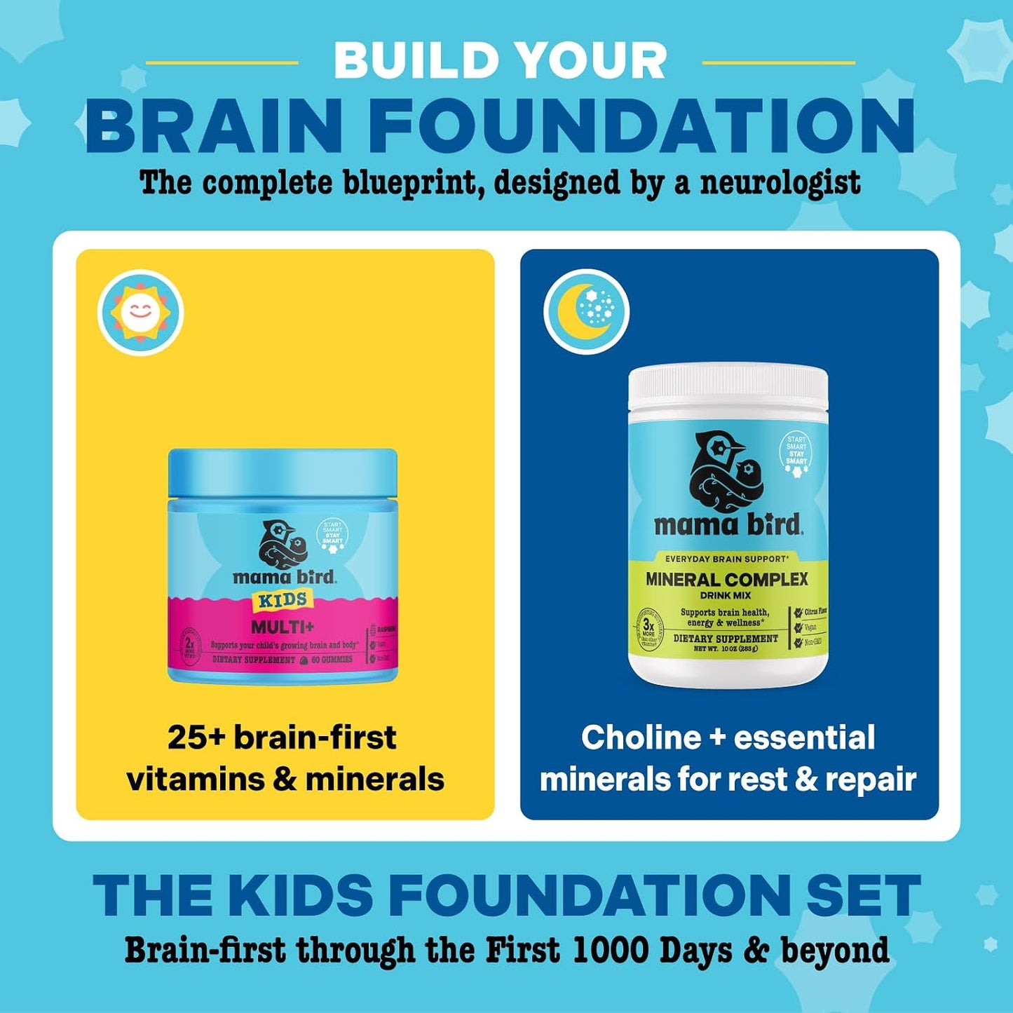 Mama Bird Kids Multi+ Gummies | Natural Raspberry | Methylated B Vitamins | 30 Servings - görsel 9