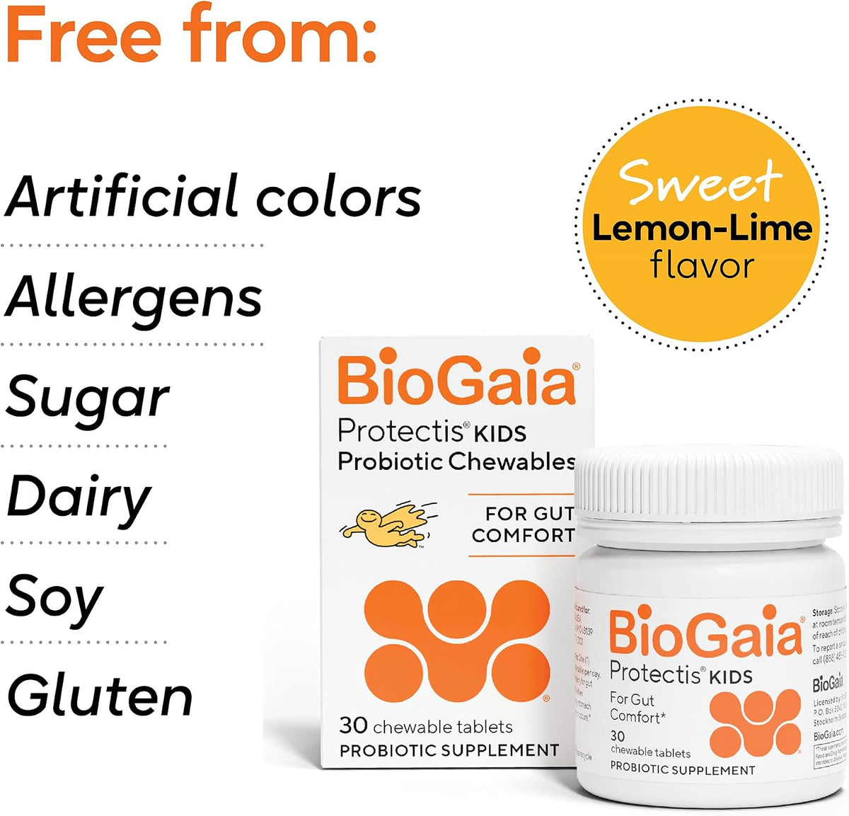 BioGaia Kids Probiotic Chewables – Promote Regularity & Ease Occasional Tummy Troubles - görsel 7
