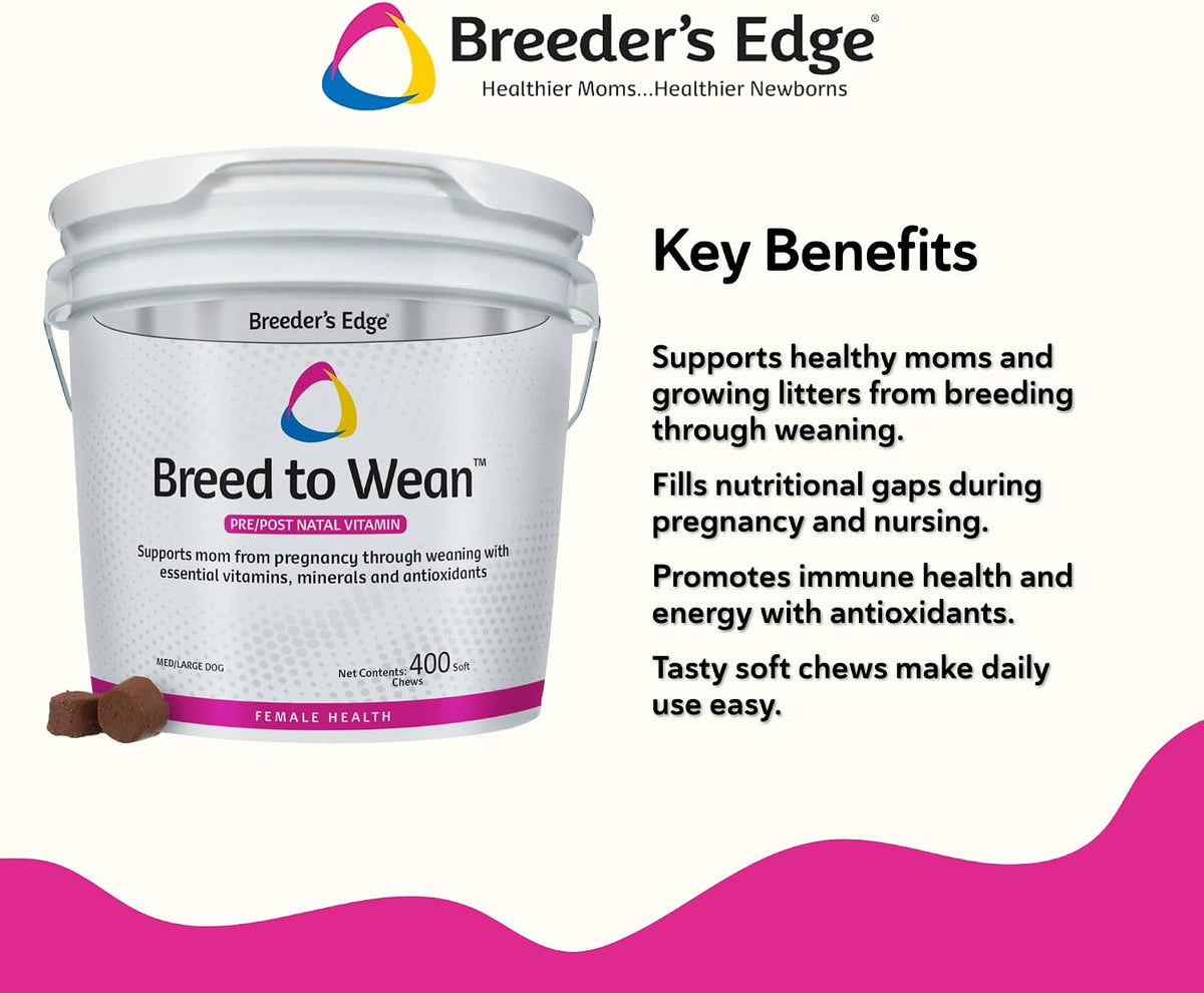 Breeder’s Edge Breed to Wean Prenatal and – Balanced Formulation: Designed to complement a daily diet, ensuring – Image 3