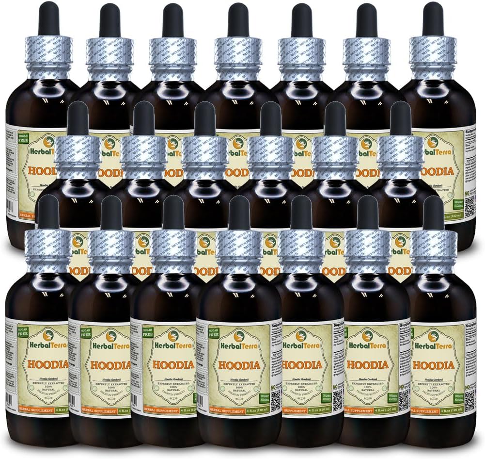 HerbalTerra Hoodia Gordonii Glycerite – Alcohol-Free Liquid Extract, 2-Pack (2 x 60 ml) - görsel 5