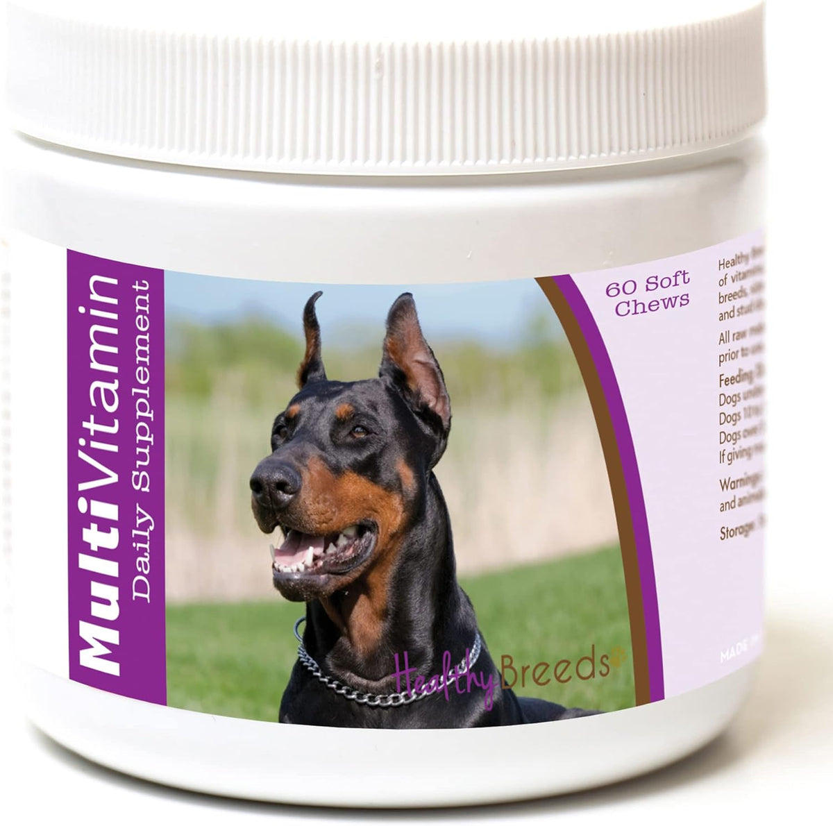 Healthy Breeds Doberman Pinscher Multivitamin Soft Chews 60 Count - görsel 1