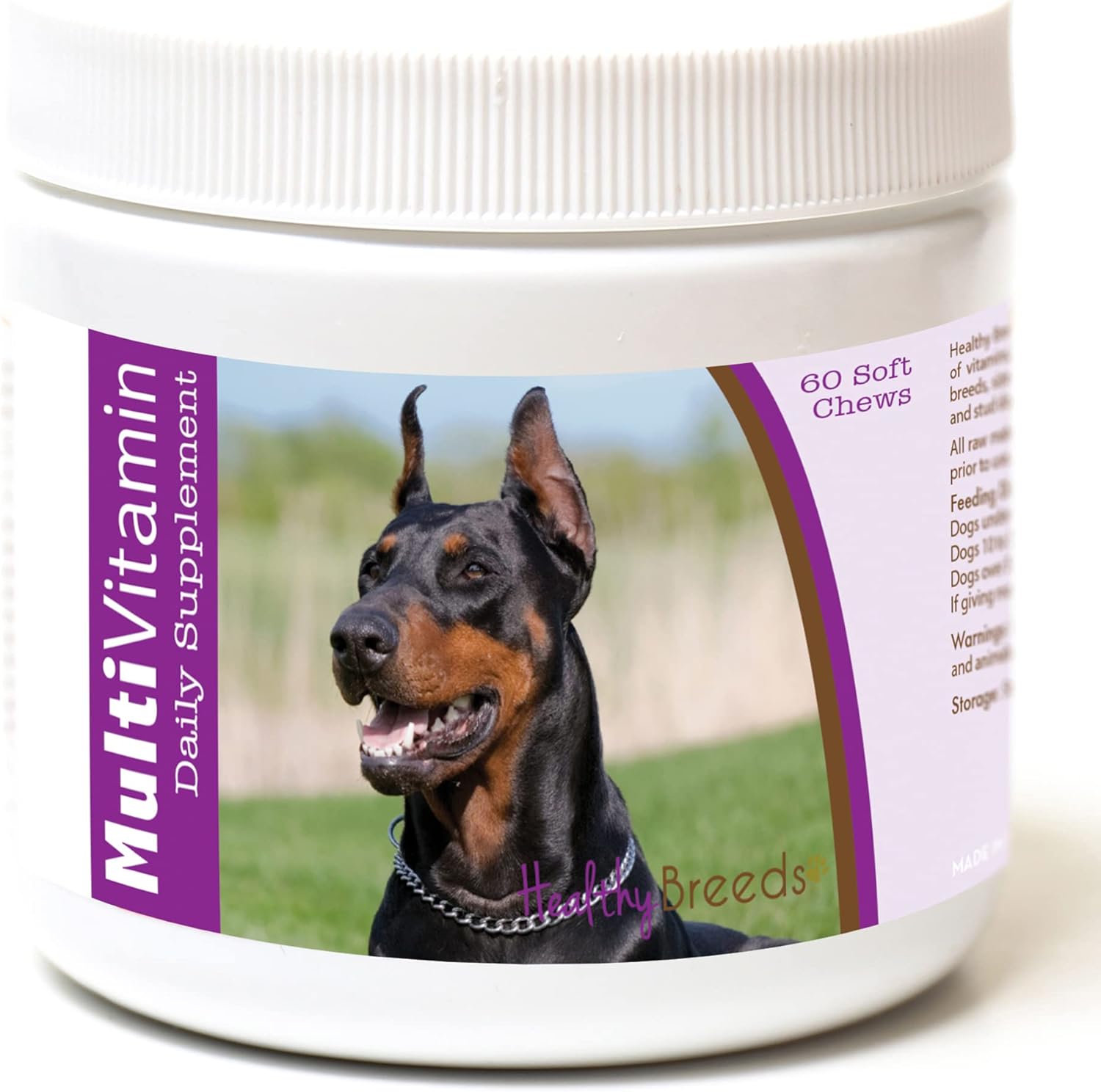 Healthy Breeds Doberman Pinscher Multivitamin Soft Chews 60 Count - görsel 1