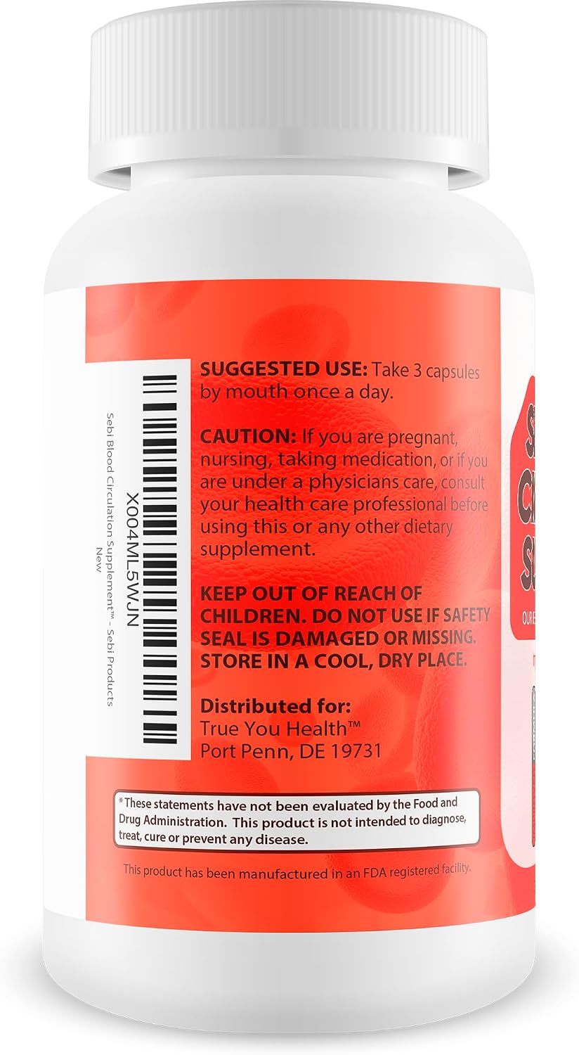 Sebi Blood Circulation Supplement with Iron, Copper, and Magnesium - görsel 3