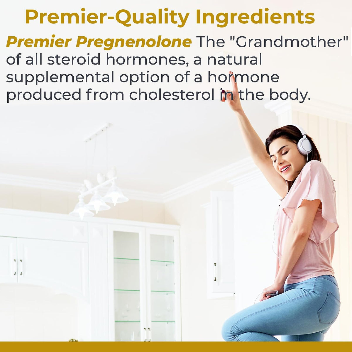 Premier Research Labs Premier Pregnenolone - 100mg Food Supplement - 60 Vegetarian Capsules - görsel 3
