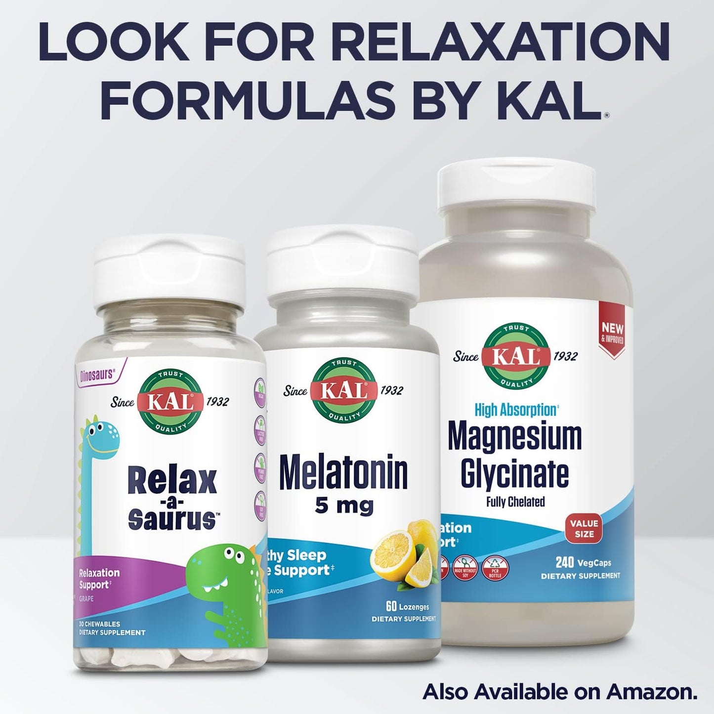 KAL GABA Food Supplement for Calm and Relaxation - 90 Tablets - görsel 7