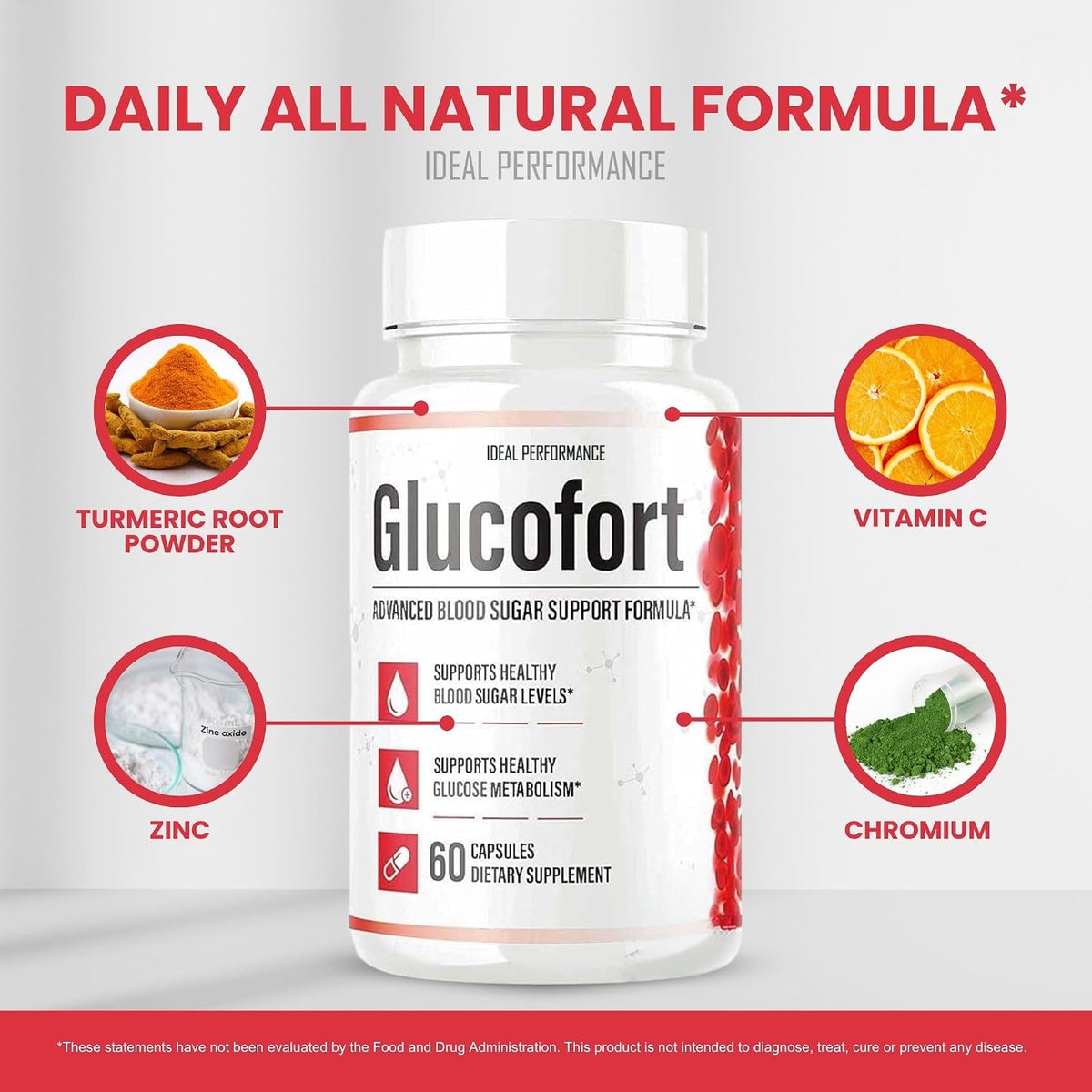 IDEAL PERFORMANCE Glucofort Formula Supplement (5 Pack) - görsel 6