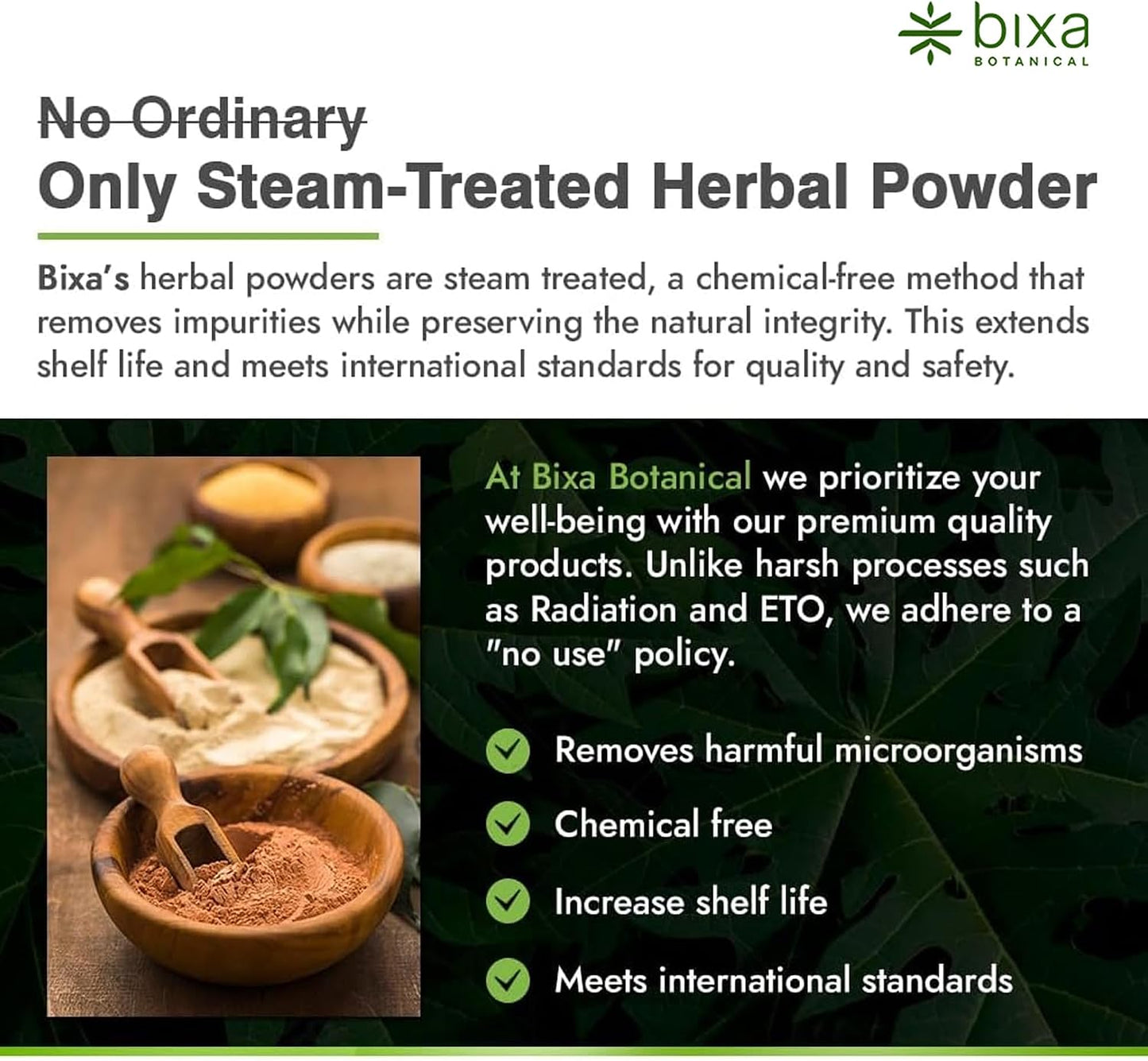 bixa BOTANICAL Safed Musli Root Powder – Ayurvedic Herbal Supplement, 3.5 oz (100 g) - görsel 7